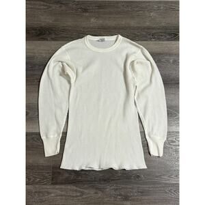 Vintage 90s J.E. Morgan Long Johns Thermal Long Sleeve Made In USA - Men’s Large